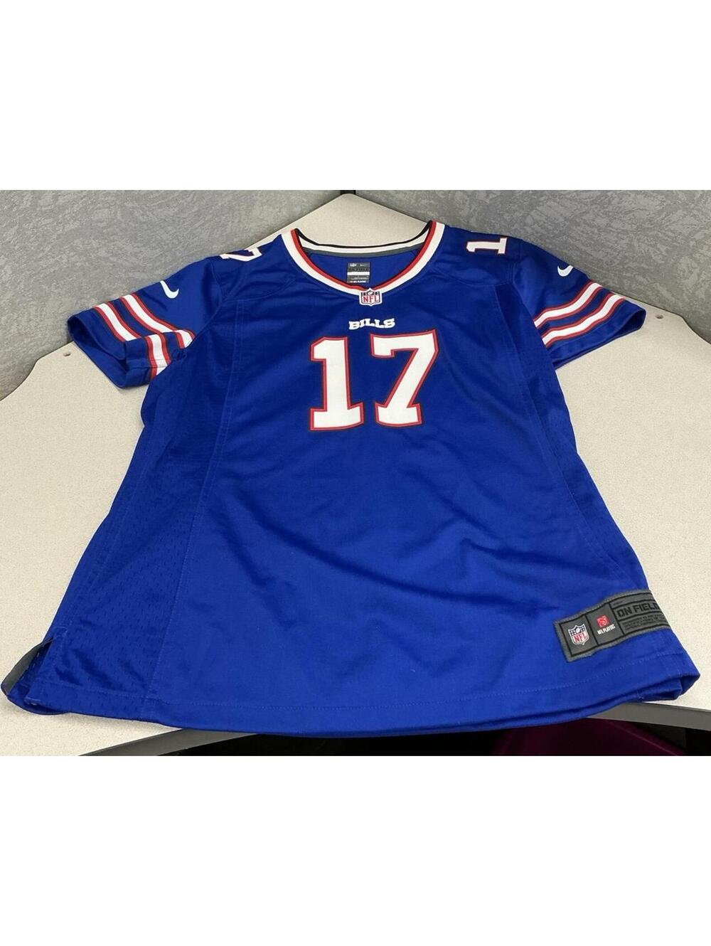 Nike Josh Allen #17 large buffalo bills game Jersey